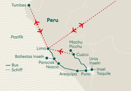 Karte Peru