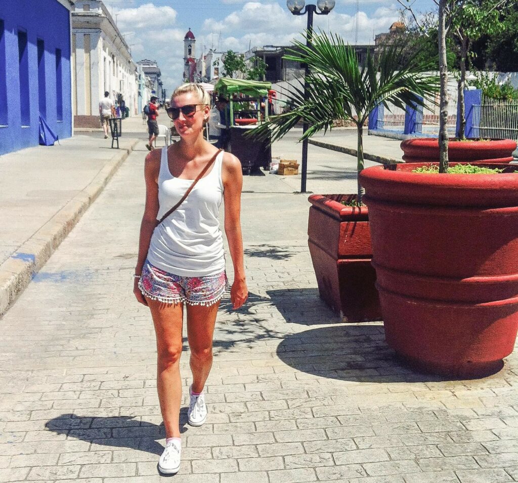 Julia Klotzke in Cienfuegos Kuba